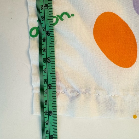 Barney Vintage Curtain Panel Purple Dinosaur Project Craft Authentic Vintage VTG - Picture 6 of 8